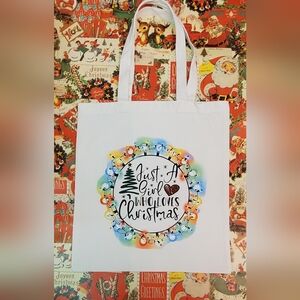 🎁🆓️ w/ purchase - Festive Christmas Tote Bag